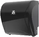 distributeur-papier-essuie-mains-autocut-bulkysoft-essentia-ultra-compact-noir-01372-angle.webp