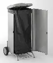 tournus-porte-sac-mobile-avec-habillage-inox-couvercle-a-pédale-pour-sacs-100-litres-ouvert.webp