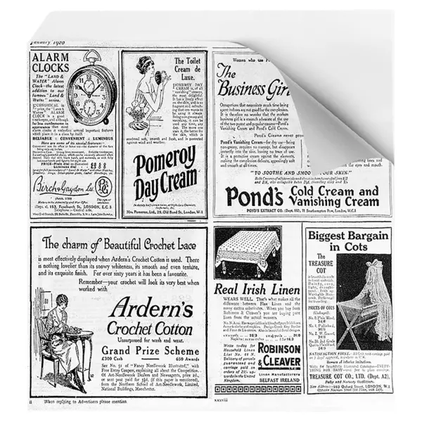 Papier ingraissable ouvert 2 côtés Fast Food "TIMES" 35 G/M2 16x16,5 cm Blanc Parch.ingraissable 500 unités