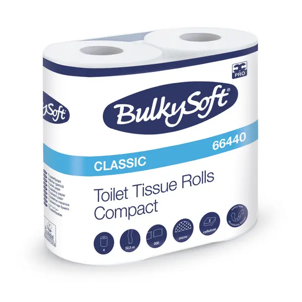 Toilet paper / WC BulkySoft Classic 2-Ply 40 Rolls 600 Sheets 66440