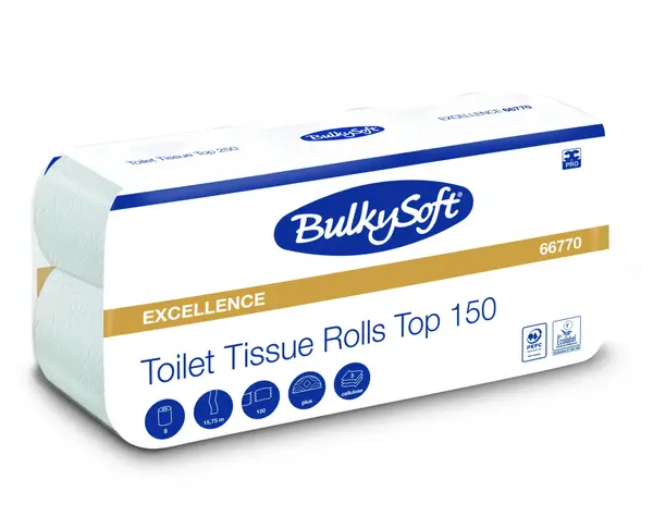 Toilet Paper BulkySoft Excellence 3-ply 96 Rolls 66770