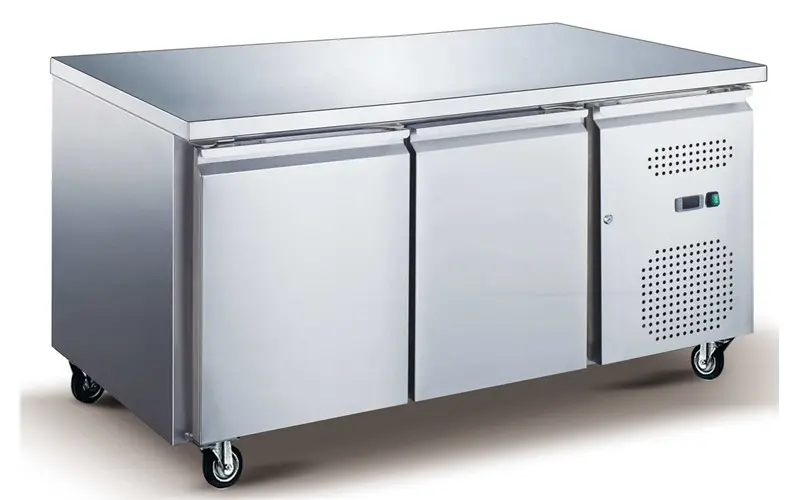 Table réfrigérée inox positive 2 portes