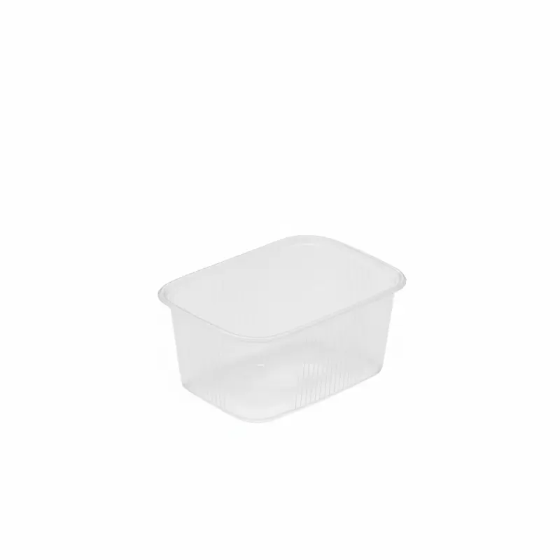 Barquette Charcuterie 108R Rectangulaire 250CC RPP transparent 100PCS