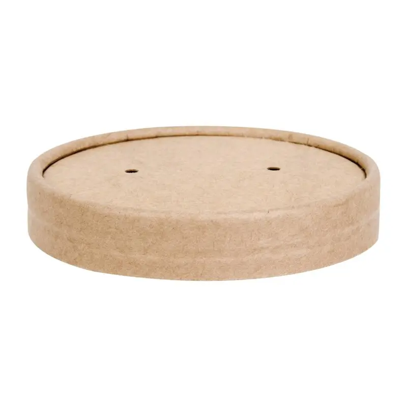 Couvercle Kraft pot à soupe 500PCS