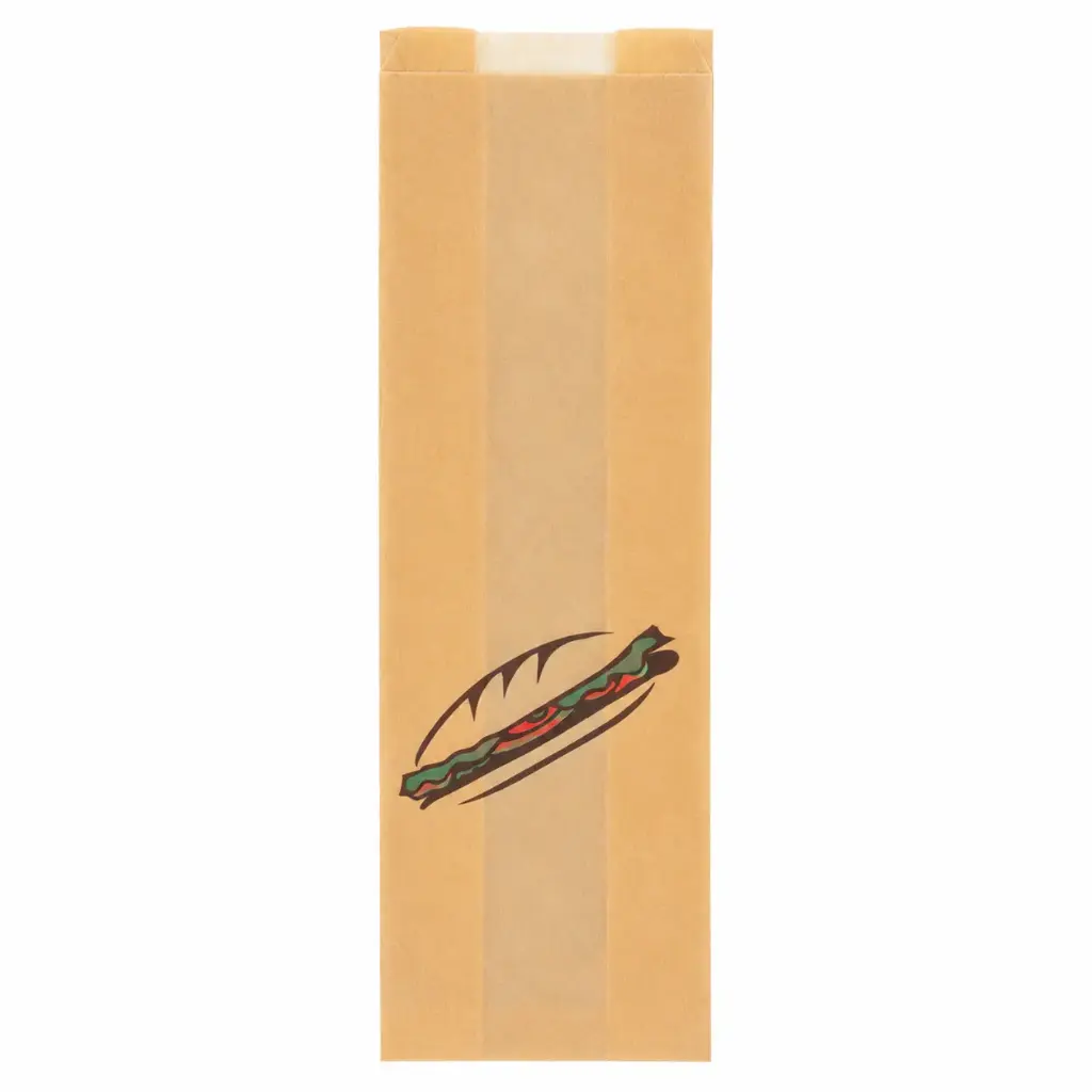 Broodpapier 12x6,5x47cm bruin 1500PCS