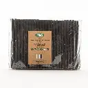 Paille en carton noir 150 pièces