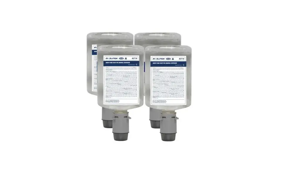 Recharge Savon Mousse Pour Distributeur Evsolution 01400 BulkySoft 1200ml 4 Bouteilles 45714