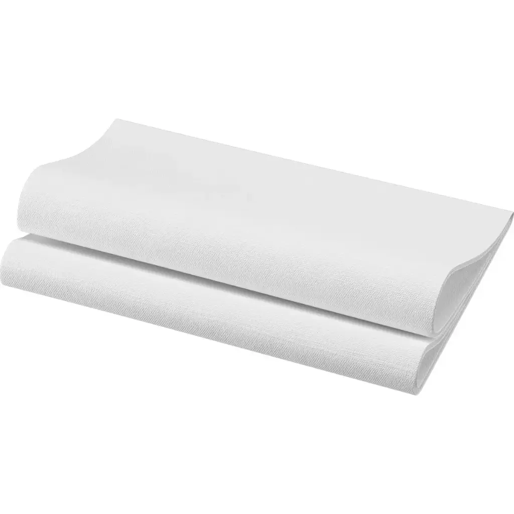 Serviettes Airlaid Bio Dunisoft® 40x40 cm 360PCS Blanches