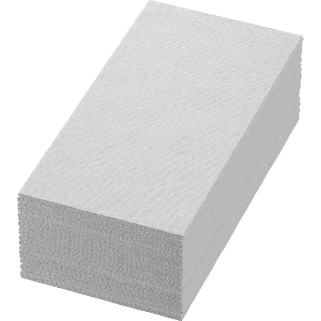 Servetjes Airlaid Bio Dunisoft® 40x40 cm Vouwing 1/8 360STUKS Wit
