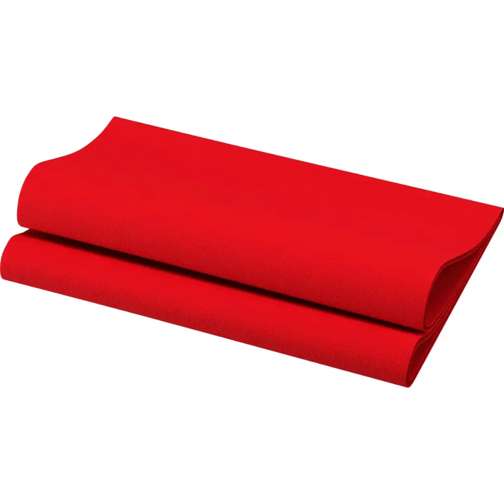 Servetten Airlaid Bio Dunisoft® 40x40 cm 360PCS Rood