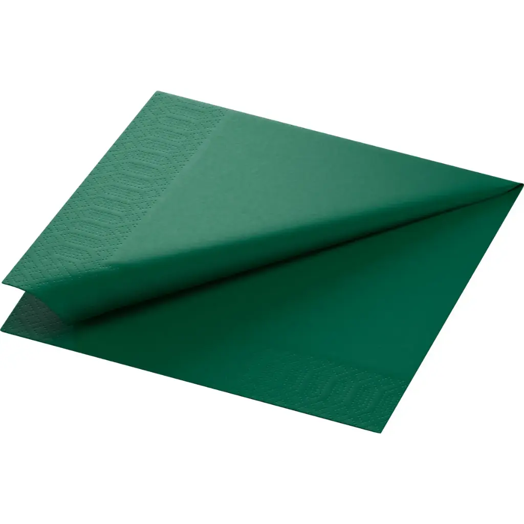 Servetten Papier 40x40 cm 2-laags 1250PCS Dark Green