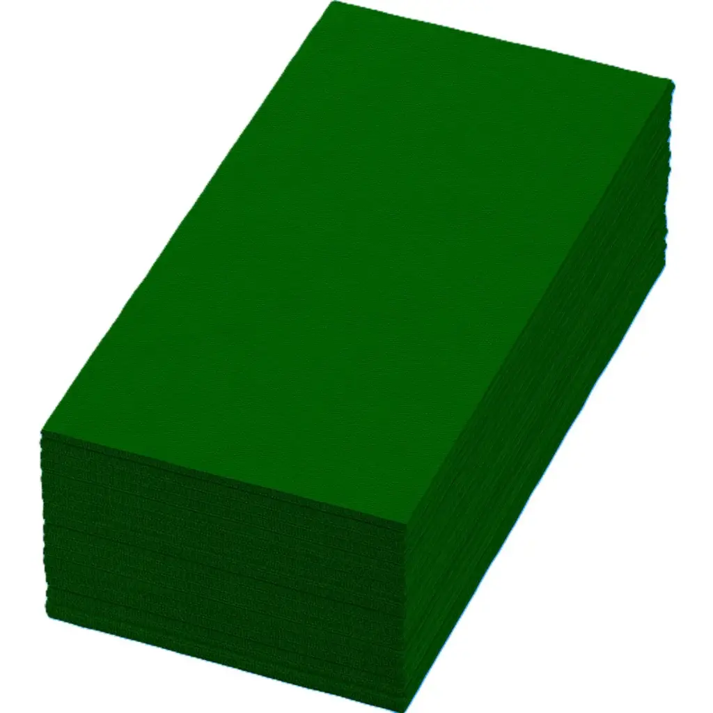 Tissue-Servietten 40x40 cm 3-lagig Falzung 1/8 1250 Stk Dark Green
