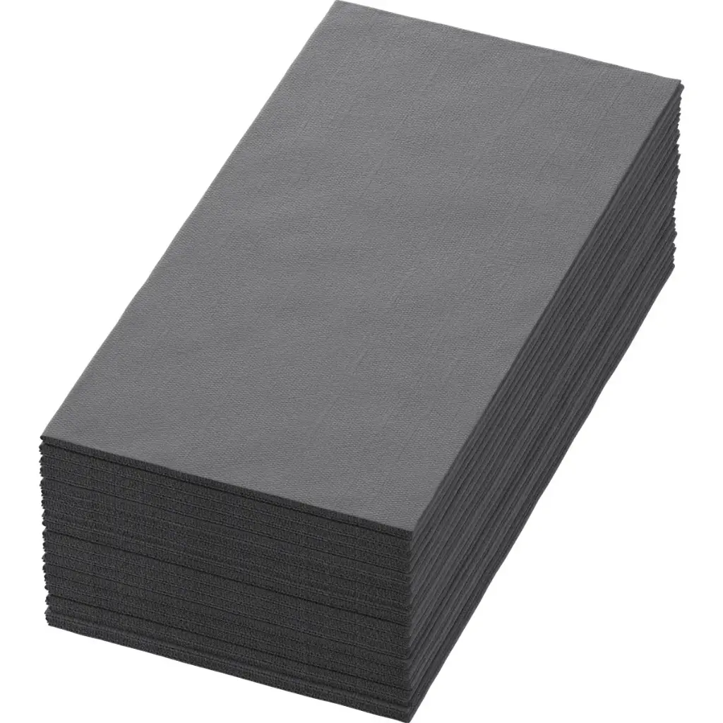 Paper Napkins 40x40 cm 3-Ply 1/8 Fold 1250PCS Grey Granite