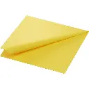 Serviettes Ouate 40x40 cm 2 Plis 1250PCS Jaune