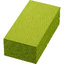 Tissue-Servietten 40x40 cm 3-lagig Falzung 1/8 1250 Stk. Kiwi
