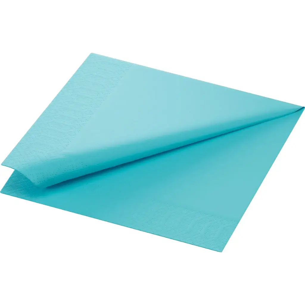 Tissue-Servietten 40x40 cm 3-lagig 1000 Stk. Mint Blue