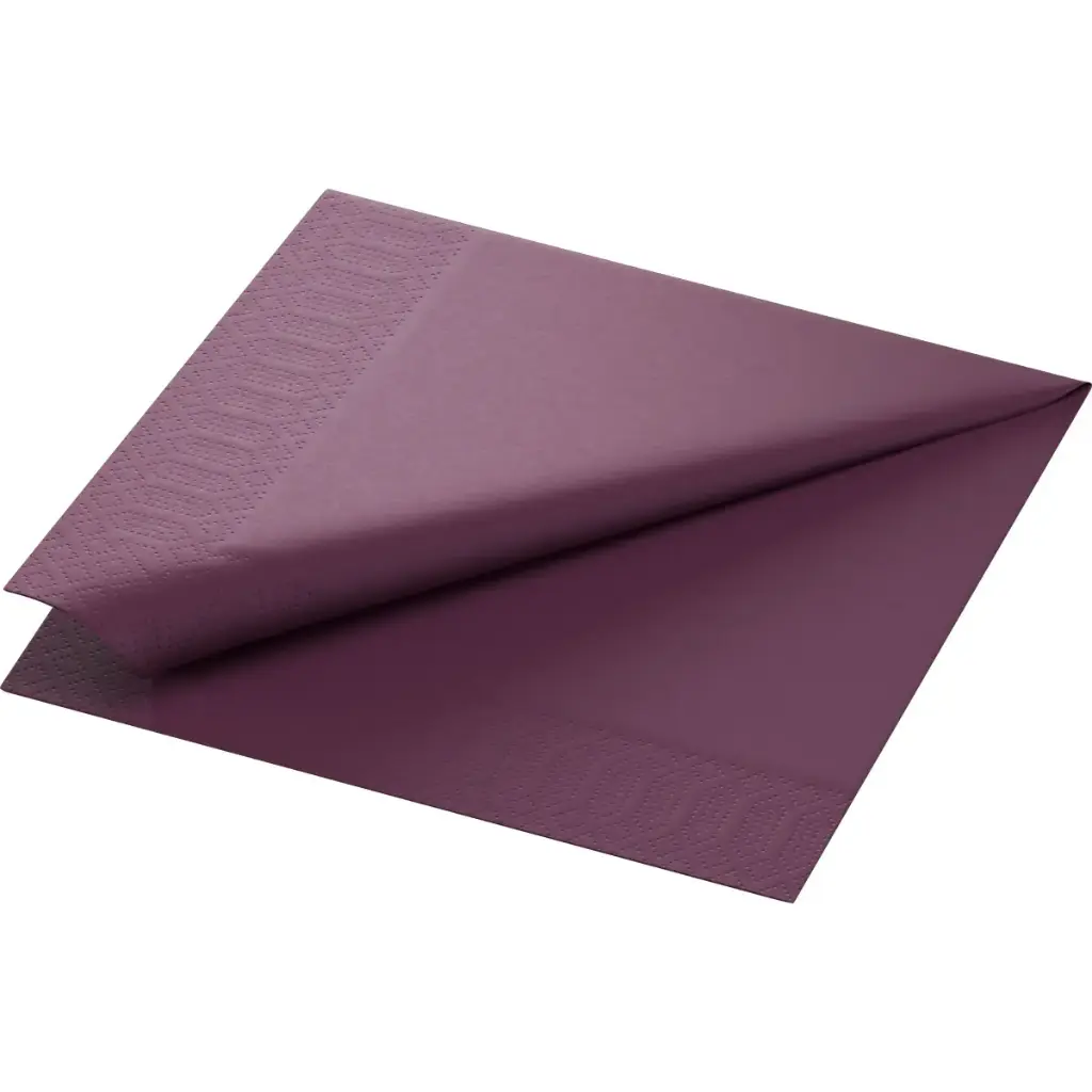 Servietten Wattestoff 40x40 cm 3-lagig 1000 Stück Pflaume