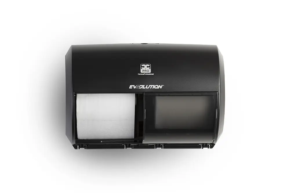 Distributeur Horizontal De Papier Toilette BulkySoft Evsolution 2 Rouleaux Sans Mandrin 01376