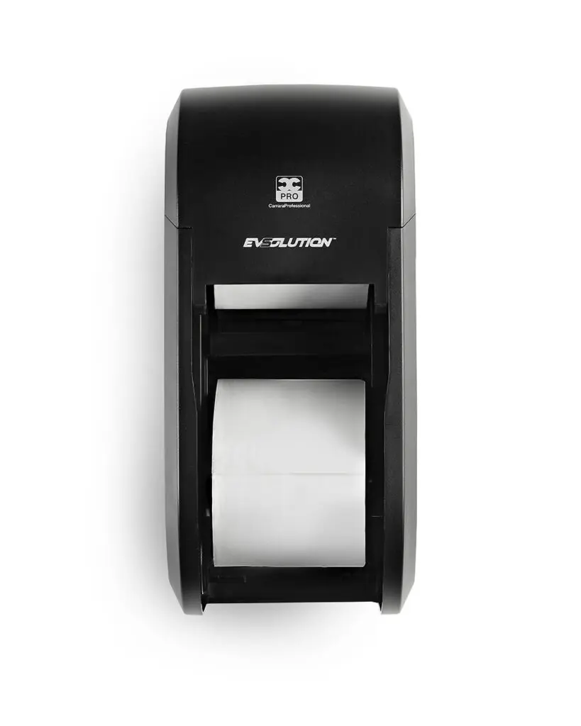 Distributeur Vertical De Papier Toilette BulkySoft Evsolution 2 Rouleaux Sans Mandrin 01378
