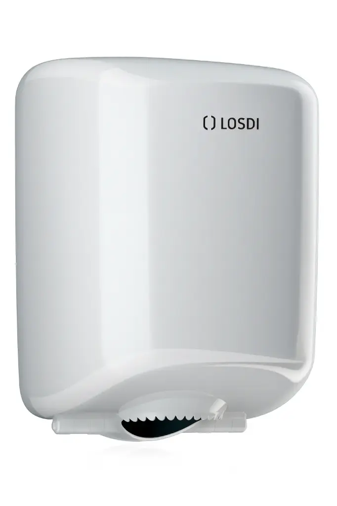 Distributeur bobine dévidage central ABS blanc Elegance