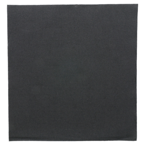 Serviettes double point noires 38x38 1000pcs
