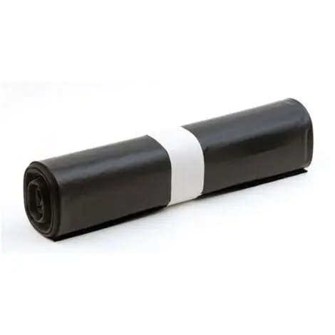 Sacs poubelle noirs 150L PEBD 55 Microns 100pcs