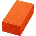 Paper Napkins 40x40 cm 3-Ply 1/8 Fold 1250PCS Sun Orange