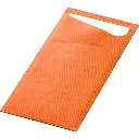 Pochettes à couverts Duni Sacchetto® 8,5x19 cm 500PCS Sun Orange