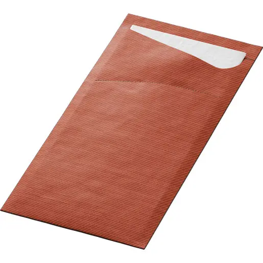Pochettes à couverts Duni Sacchetto® 8,5x19 cm 500PCS Earth Terra