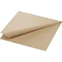 Serviettes Ouate 33x33 cm 3 Plis 1000PCS Natural Brown