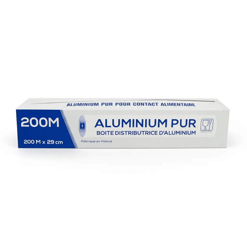 Neutraal aluminium 1PC 200m x 29cm