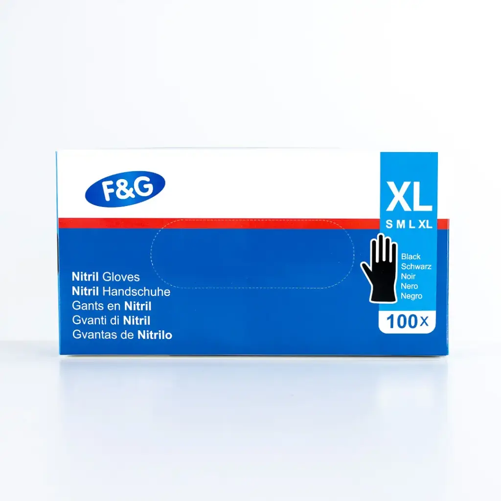 Nitril handschoen Zwart XL 10 x 100PCS