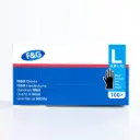 Nitril handschoen Zwart L 10 x 100PCS