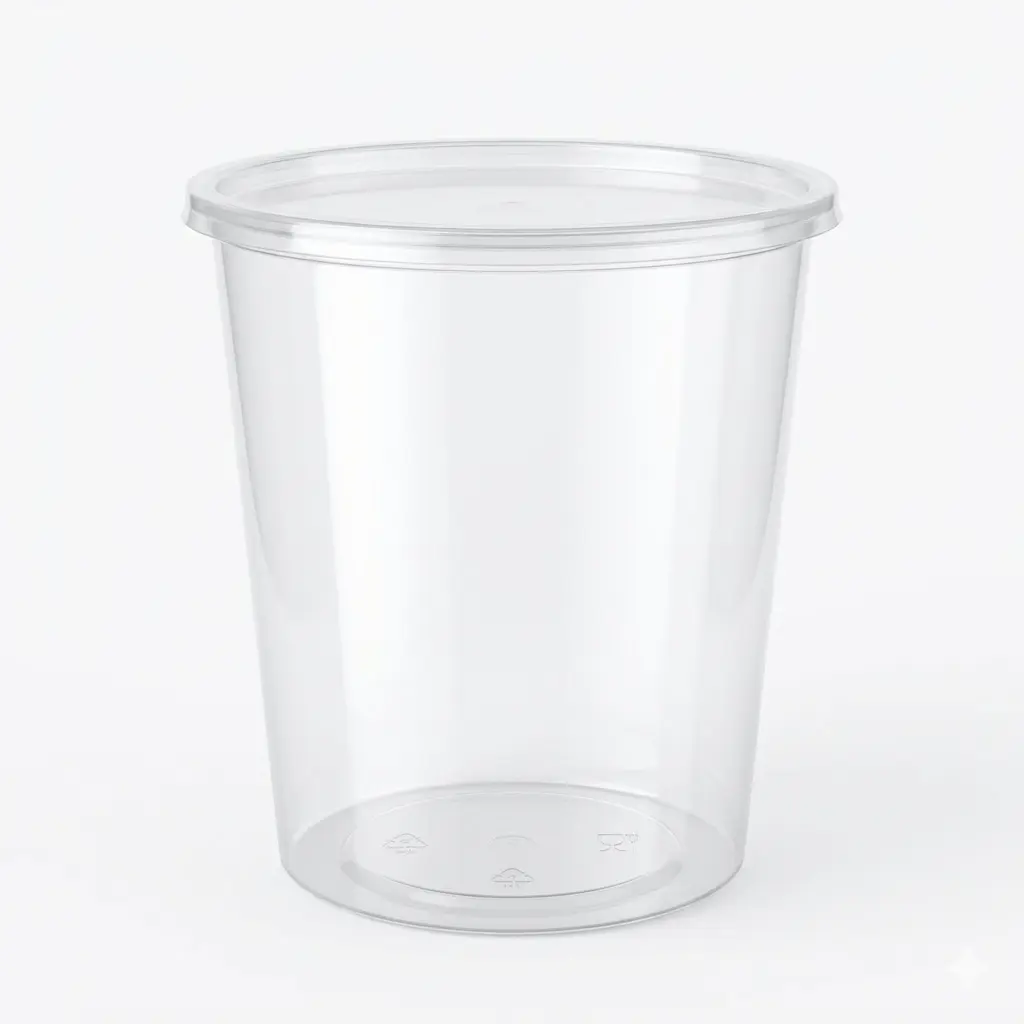 Pot a soupe PP transparent 1000cc 250 pcs