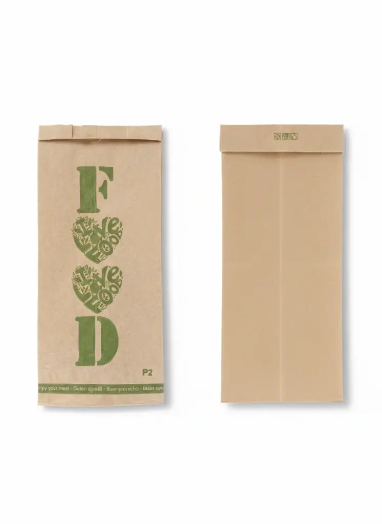 Sac viennoiserie kraft 2P – Carton de 10 kg