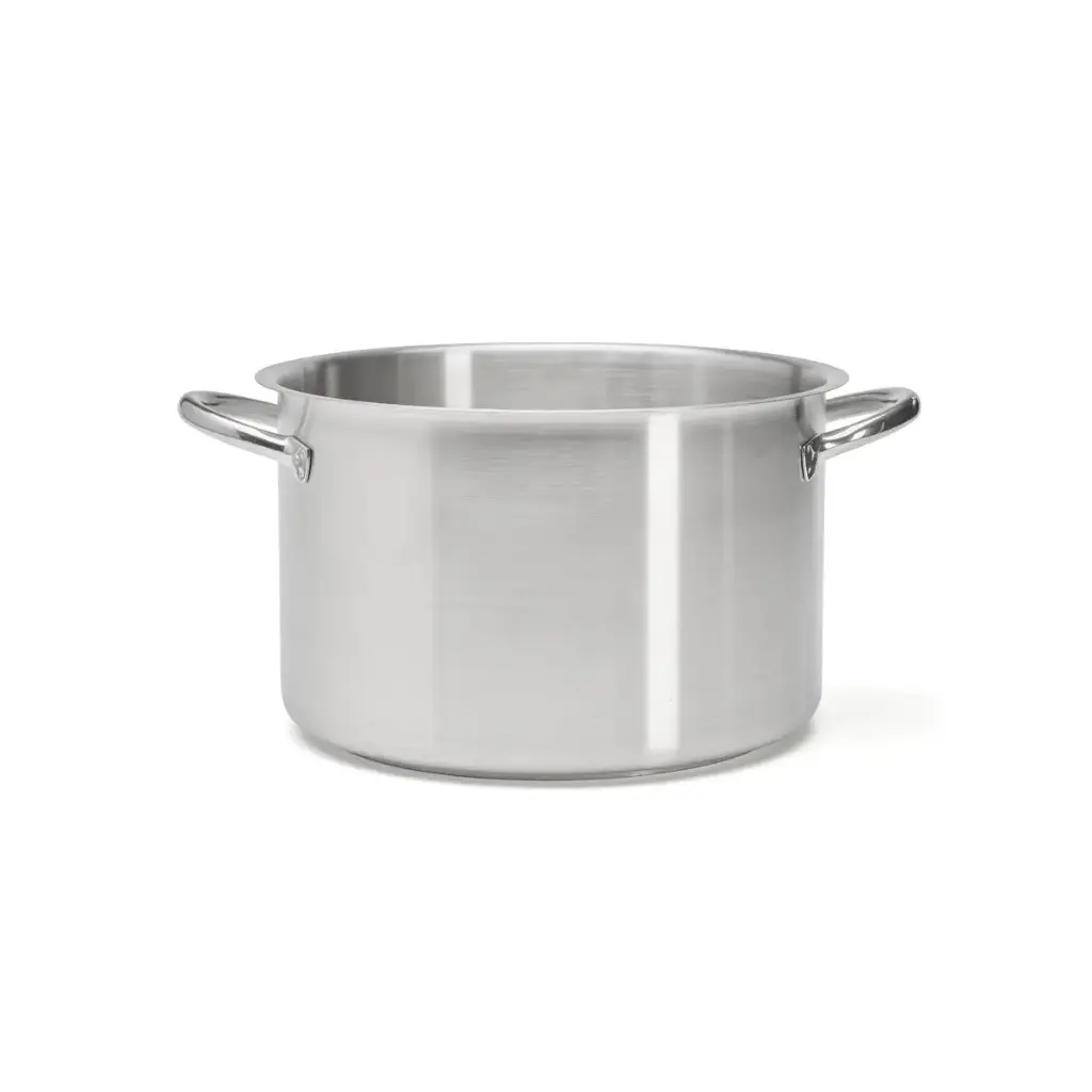 Niedriger Rondeau-Bräter Edelstahl PRIM'APPETY Ø28 cm 10L – De Buyer 3506.28