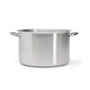 Niedriger Rondeau-Bräter Edelstahl PRIM'APPETY Ø32 cm 14L – De Buyer 3506.32