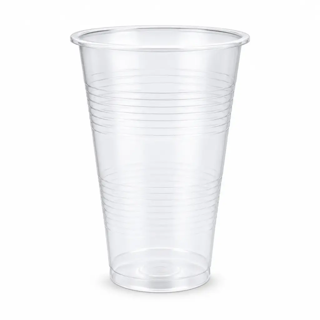Transparent PP Plastic Beer Cup 250/350cc — Box of 2500 pcs