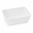 Pommes-frites-Schalen Karton weiß C85 – 120×70×45 mm – 250 Stück