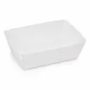 Ravier à frites carton blanc C90 – 135×70×45 mm – 250 pièces