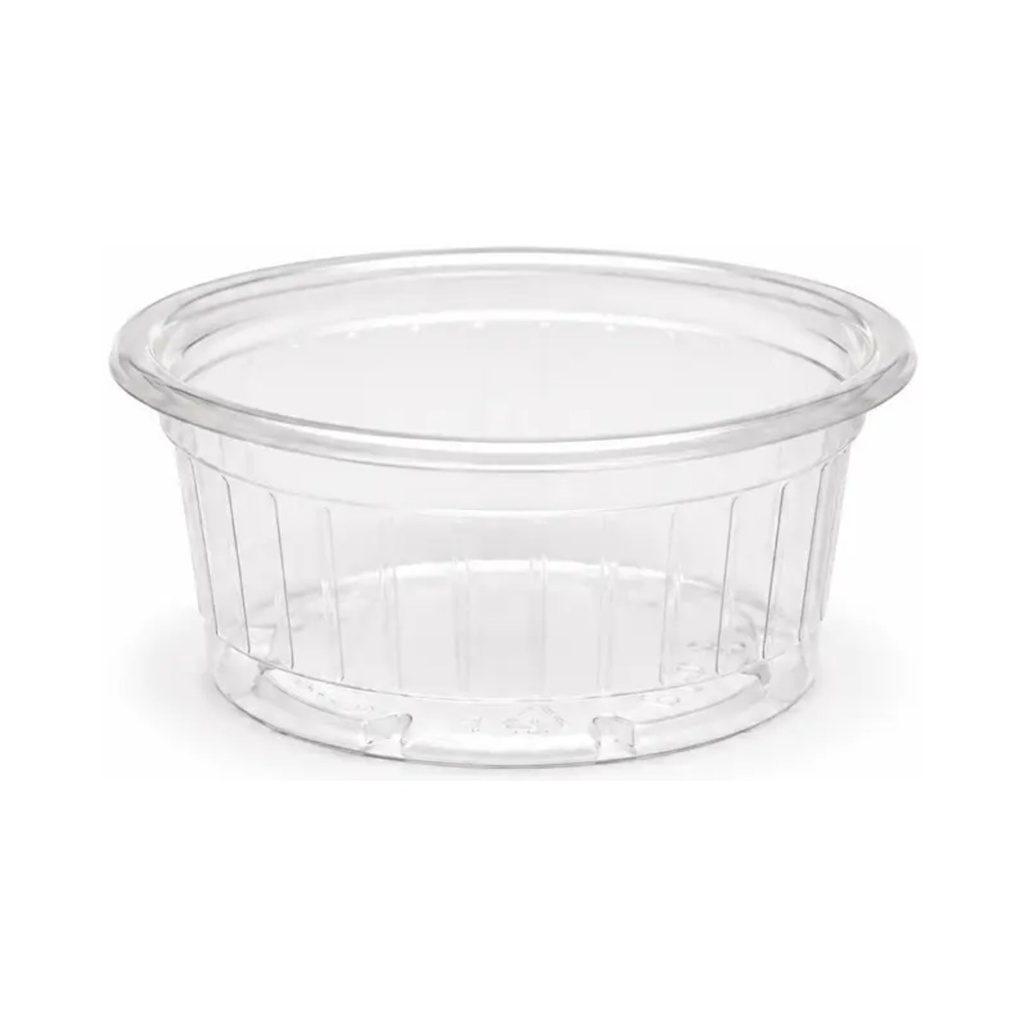 Pot à sauce strié transparent 3 cl Ø67 mm – 1000 pièces