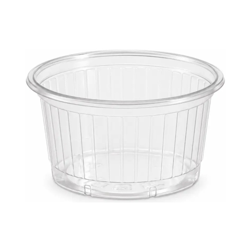 Pot à sauce strié transparent 5 cl Ø67 mm – 1000 pièces
