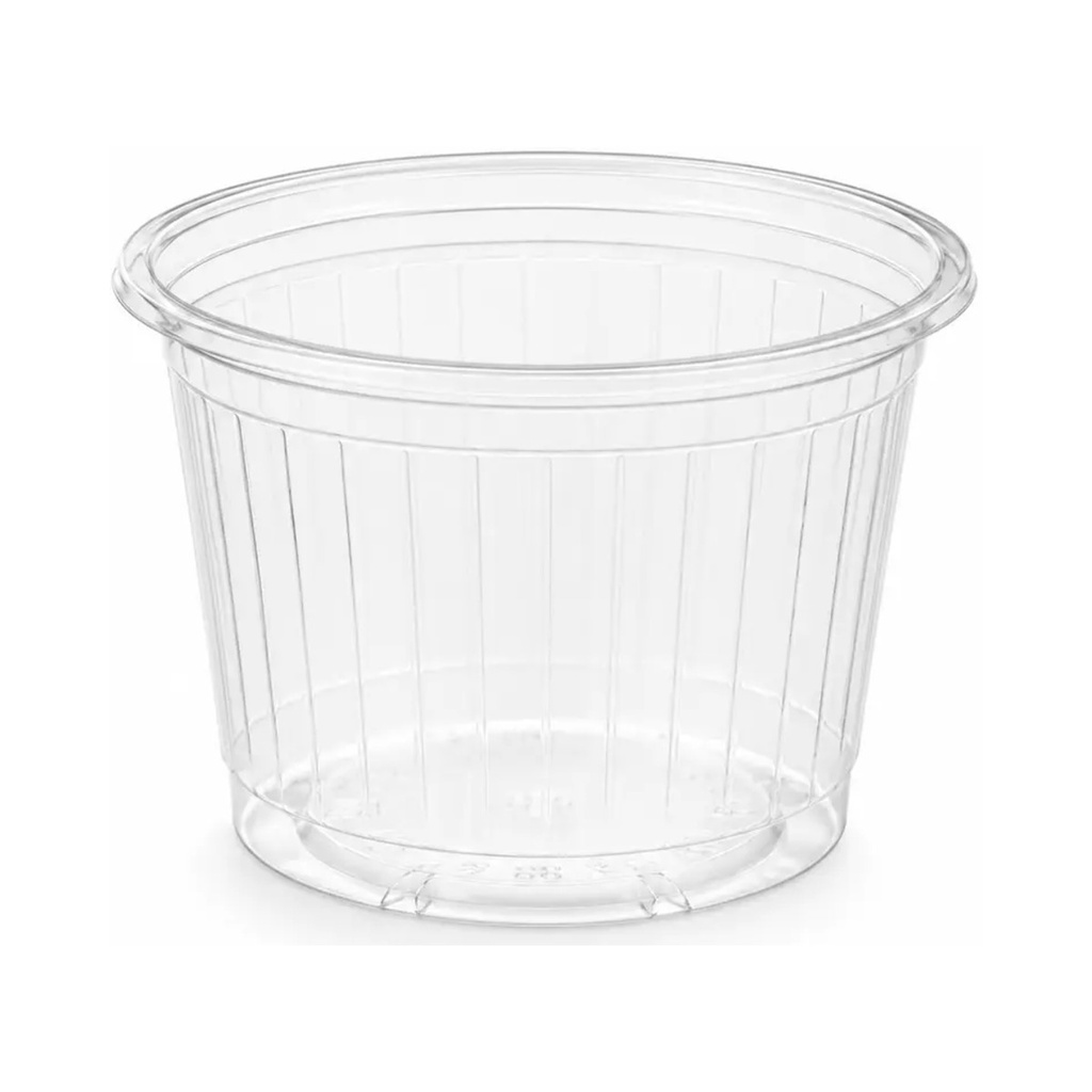 Pot à sauce strié transparent 8 cl Ø67 mm – 1000 pièces