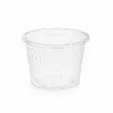 Saucenbecher gerillt transparent 8 cl Ø67 mm – 1000 Stück