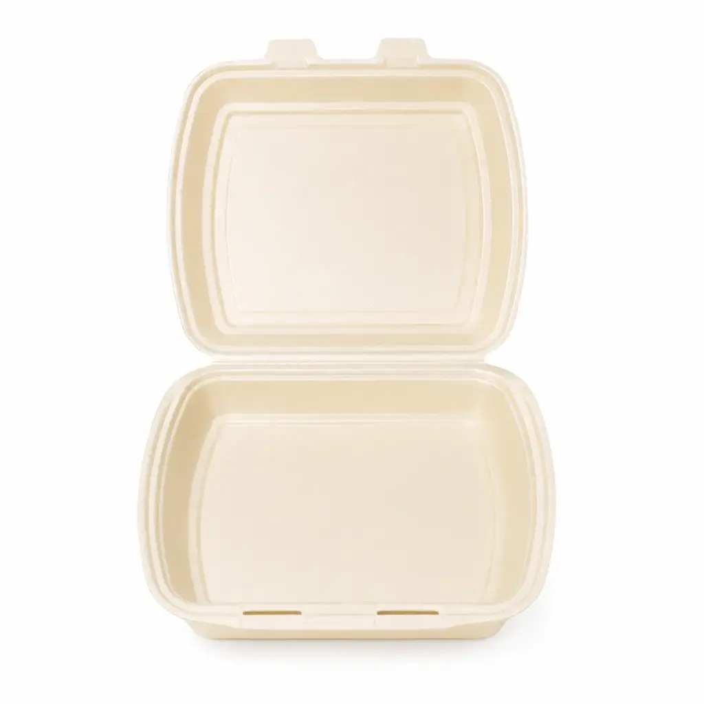 Boîte repas AP4 crème 1 compartiment XPS – 250 pièces