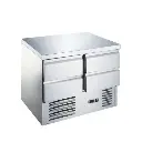 Table réfrigérée inox positive 4 tiroirs
