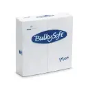 Serviettes BulkySoft® Napkins Plus Blanches Double Point 38x38 cm 800pcs Pliage 1/8 32039