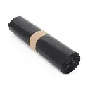 Sacs poubelle noirs 120L PEBD 55 Microns 100pcs