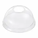 Couvercle en Dôme Ø95 mm avec trou paille pour gobelet granita – 1000 pièces